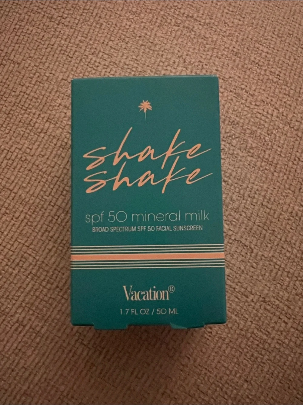 Vacation Shake Shake SPF 50 Mineral Milk Sunscreen